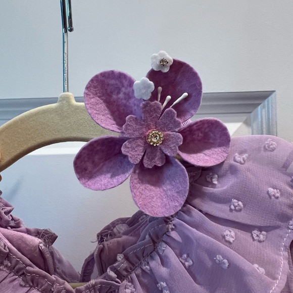 Only Little Once Isabella Dress and Custom Hair Clip size 3 kids. - Picture 4 of 5